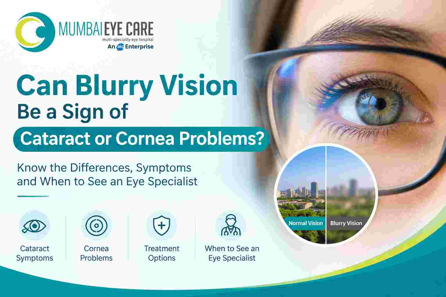 Can Blurry Vision Be a Sign of Cataract or Cornea Problems?