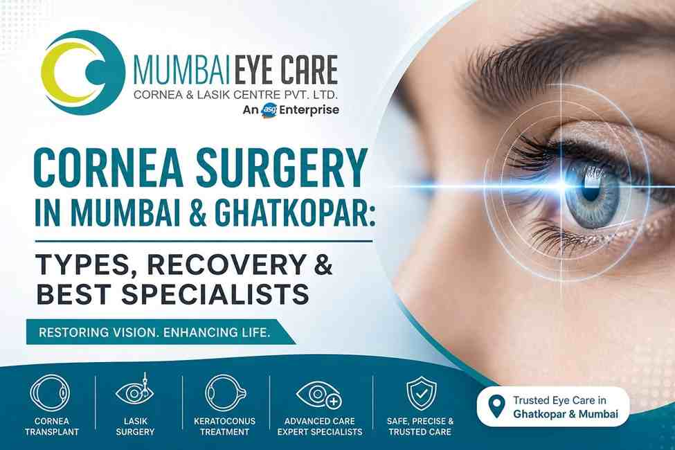 Cornea Surgery in Mumbai, Ghatkopar: Types, Recovery & Best Specialists